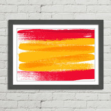 Load image into Gallery viewer, Spain Flag Brush Paint