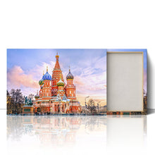 Load image into Gallery viewer, St Basils Cathedral Winter Red Square Moscow