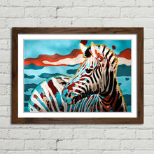 Load image into Gallery viewer, Zebra in Abstract Colours