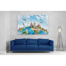 Load image into Gallery viewer, Travel the World Monuments Map