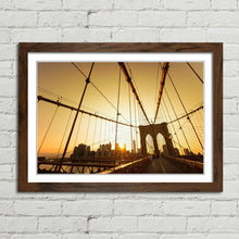 Load image into Gallery viewer, Brooklyn Bridge New York City Sunset