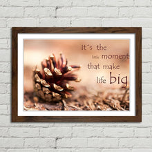 Load image into Gallery viewer, Fir Cone Positive Motivational Quote
