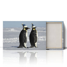 Load image into Gallery viewer, Antarctic Penguins with Santa Hats Christmas