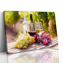 Load image into Gallery viewer, Glasses of Red and White Wine Grapes