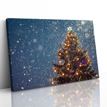Load image into Gallery viewer, Christmas Tree in Falling Snow Star