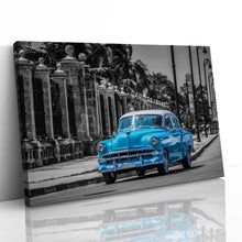 Load image into Gallery viewer, Havana Cuba Blue Classic Car
