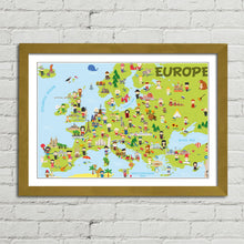 Load image into Gallery viewer, Europe Map Kids Learning Nationalities