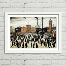 Load image into Gallery viewer, LS Lowry Going To Work Painting 1943