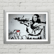 Load image into Gallery viewer, Mona Lisa Bazooka Banksy