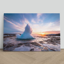Load image into Gallery viewer, Geyser Eruption in Reykjavik Iceland