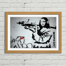 Load image into Gallery viewer, Mona Lisa Bazooka Banksy