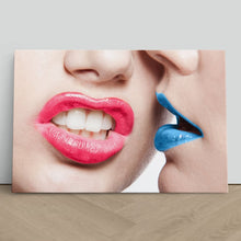 Load image into Gallery viewer, Girl Mouths Kissing Lips