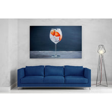 Load image into Gallery viewer, Gin Glass with Strawberry and Ice