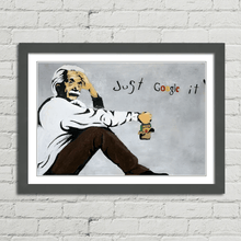 Load image into Gallery viewer, Einstein Just Google It Banksy