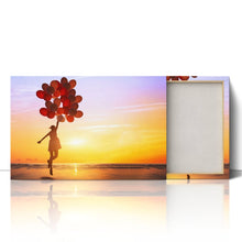 Load image into Gallery viewer, Girl Jumping with Balloons