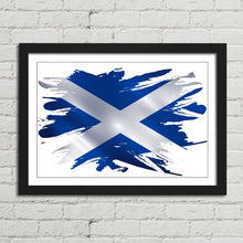 Load image into Gallery viewer, Scotland Flag Brush Paint
