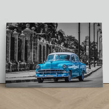 Load image into Gallery viewer, Havana Cuba Blue Classic Car