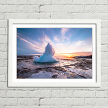 Load image into Gallery viewer, Geyser Eruption in Reykjavik Iceland