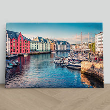 Load image into Gallery viewer, Alesund Port Town Norway