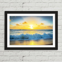 Load image into Gallery viewer, Beach Sunset & Crashing Wave