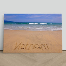 Load image into Gallery viewer, Vietnam Sign in Sand Beach