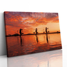 Load image into Gallery viewer, Women Carrying Salt Baskets Nha Trang