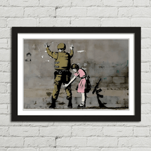 Load image into Gallery viewer, Banksy Girl Searching Soldier