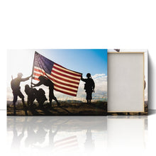 Load image into Gallery viewer, American Soldiers Raising the Flag