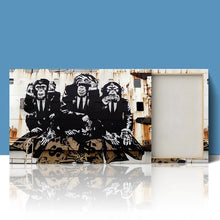 Load image into Gallery viewer, 3 Wise Monkeys Banksy