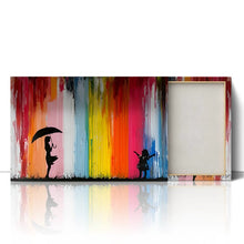 Load image into Gallery viewer, Banksy Inspired Girl with Umbrella