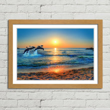 Load image into Gallery viewer, Dolphin Jumping in Thai Sunset