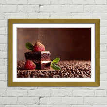 Load image into Gallery viewer, Chocolate Cake with Raspberry and Mint