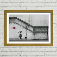 Load image into Gallery viewer, Banksy Heart Balloon Girl
