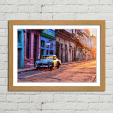 Load image into Gallery viewer, Vintage Blue Car Havana Cuba