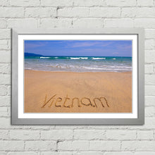 Load image into Gallery viewer, Vietnam Sign in Sand Beach