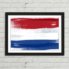 Load image into Gallery viewer, Netherlands Flag Brush Paint