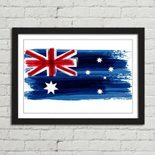 Load image into Gallery viewer, Australia National Flag Grunge Paint
