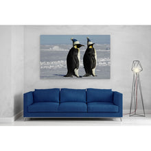 Load image into Gallery viewer, Antarctic Penguins with Santa Hats Christmas