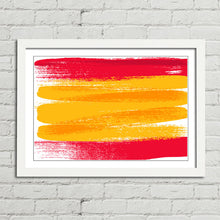 Load image into Gallery viewer, Spain Flag Brush Paint