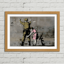 Load image into Gallery viewer, Banksy Girl Searching Soldier