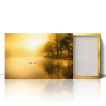 Load image into Gallery viewer, Golden Morning Fog Duck Pond