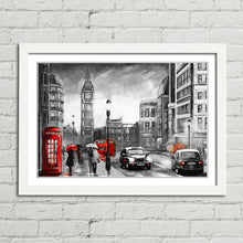 Load image into Gallery viewer, Red Telephone Box and London Cab