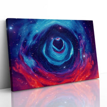 Load image into Gallery viewer, Wormhole and Nebulae in Space