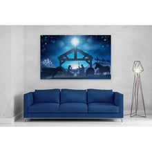 Load image into Gallery viewer, Christmas Nativity Scene Star Manger Crib