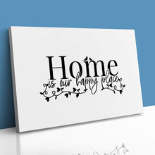 Load image into Gallery viewer, Home is our Happy Place Quote