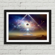 Load image into Gallery viewer, Alien Spaceship Near Planet Earth