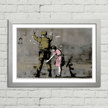 Load image into Gallery viewer, Banksy Girl Searching Soldier
