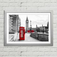 Load image into Gallery viewer, London Telephone Box and Big Ben