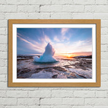 Load image into Gallery viewer, Geyser Eruption in Reykjavik Iceland