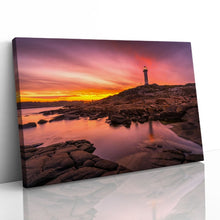 Load image into Gallery viewer, Subbe Lighthouse at Sunset